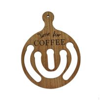 Coffee Capsule Stand Pod Display Rack Pendant Wood Multipurpose Holder, ruda