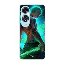 Case for Oppo A60 One piece Zoro 3D Manga anime Fanart juoda