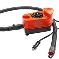 Portable 20PSI High Pressure Electric Air Pump Inflation & Deflation Pump with 6 Nozzles for Inflatable Boat Kayak Pool oranžinė