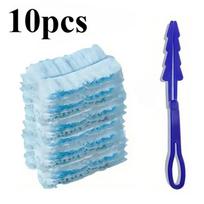 Disposable Electrostatic Duster Furniture Keyboard Kitchen Blinds Furniture Car Fans Replaceable Brush Head Household Duster