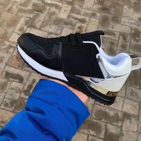 New Women Fashion Comfortable Mesh Casual Sports Shoes Mountaineering Running Breathable Antiskid Atmosphere Versatile888 35 juoda