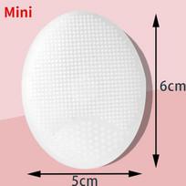 Silikoninis veido valymo šepetėlis veido giliųjų porų odos priežiūros šveitimo valiklis Naujas mini grožio minkštas gilaus valymo šveitiklis white