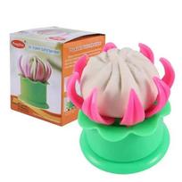 Chinese Steamed Bun Mold Steamed Bun Empanada Mold Pastry Pie Mold Pastry Making Cake Machine Cooking Kitchen Accessories pink