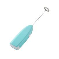 Electric Milk Frother Automatic Handheld Foam Coffee Maker Egg Beater Milk Frother Portable Kitchen Coffee Whisk Tool Accessorie mėlyna