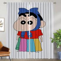 Blackout Curtain for Room 2 Panel Crayon Partition Halloween Decoration Home Interior Curtains Tulle for Bedroom Shades Living W50xH70cmx2pcs-CL