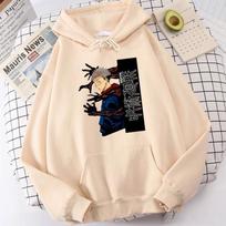 Jujutsu Kaisen Itadori Yuuji Anime Prints Hoodie XXL tamsiai mėlyna spalva