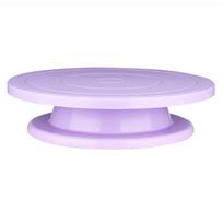 360 Revolving Cake Turntable Sugar Stand Cake Swivel Plate Platform Baking Tools Pastry Supplies Cake Stand ARI violetinė