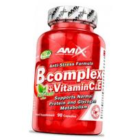 B grupės vitaminai, vitaminai C ir E, B kompleksas + vitaminas C, Amix Nutrition 90 kaps. (36135002) 90caps