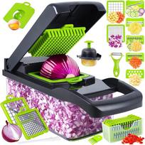 Kitchen Vegetable Chopper Multifunctional Onion Potato Carrot Shredder Fruit Slicer 14/16 in 1 Kitchen Acceesories Cocina W230WW-