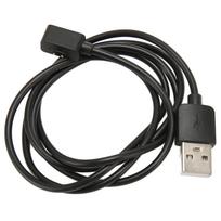 Išmaniojo laikrodžio USB įkroviklio adapteris 1m Juodas Magnetinis Greitas Įkrovimas Aktyvumo Fitneso Sekiklis Įkrovimas black