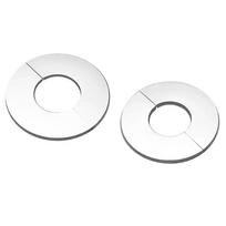 8vnt plastikinis sienos vielos skylės dekoro dangtelis 24 mm 28 mm sieninis padalintas flanšas nerūdijančio plieno vamzdžio angos dangtelis plokštės vamzdžio kištuko dekoro dangtelis