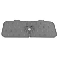 Sink Faucet Mat Silicone Reusable Faucet Water Catcher Mat Sink Draining Pad for Kitchen Bathroom
