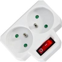 Biplite Skirstytuvas 2x16A Jungiklis Įžeminimas Apsauga nuo vaikų 3680W 230 V
