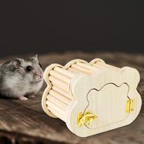 Medinis Hamsterio Namelis Lova Narvo Aksesuarai Sirijos Hamsteriams Žiurkėms Chinchiloms