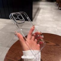 Ultra-Thin Transparent Protective Case for iPhone 11/13/14/XR, Apple 15 Anti-Fall Cover iPhone 17 Air