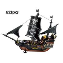 Kūrybiškas piratų laivo nuotykių laivo rinkinys konstravimo kaladėlės „Pasidaryk pats“ šviečiančios konstravimo kaladėlės dekoratyvinės plytelės berniuko žaislas dovana