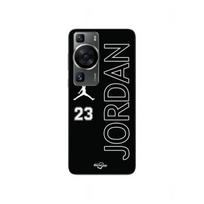 Coque - MANIACASE - Huawei P60 - Noir - Jordan 23 Logo - Souple