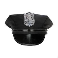 Kosiniai kostiumai suaugusiems Policininko skrybėlės kostiumas Kūrybingas scenos pasirodymas Policininkės kepuraitė black