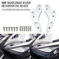 Motorcycle Handlebar Risers Heightening Motorbike Accessories Replace Parts Height Clamp Adapter for gray