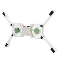 Laptop Cooling Pad USB Foldable Radiator Cooler Stand Light Portable with AntiSkid Mount(White ) balta