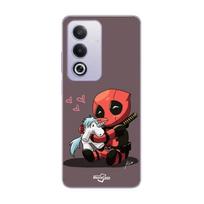Coque Oppo A80 Bébé Deadpool avec Licorne Maniacase