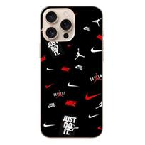 Coque Iphone 16 Pro - NIKE JORDAN - Maniacase - Souple - Blanc Rouge - Noir balta