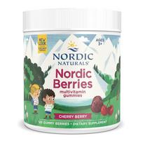 Nordic Berries Multivitamin Gummies Cherry Berry Taste, 120 Gummy Berries