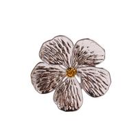 Servetėlės žiedas Sagtis Gėlė Valgomojo stalo Servetėlių popieriaus laikiklis Namų baro Valgomojo Daugkartinio naudojimo Virtuvės dekoracijos Ornamentai silver
