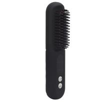 Rechargeable Hair Straightening Comb Negative Ion Hair Care Portable Cordless Hair Straighteners