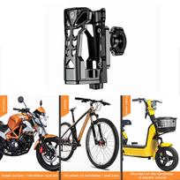 ATV Dirt Bike Water Bottle Mount with LED Light Adjustable Cup Stand Bike Handlebar Drink Cup Holder Motorcycle Bike Accessories CHINA