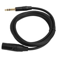 JORINDO XLR kištukas iki 14 colių 6,35 mm kištukinio lizdo kabelio subalansuoto signalo mikrofono linijos laidasJD6004-1m