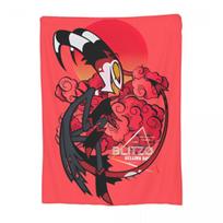 Helluva-Boss Retro Blitzo Blankets Velvet Spring Autumn Multifunction Super Soft Throw Blankets for Sofa Outdoor Rug Piece 30x40in