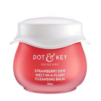 Dot & Key Strawberry Dew Cleansing Balm | For Clean, Smooth & Dewy Skin | Makeup Remover Balm  | For All Skin Types | 70ml white