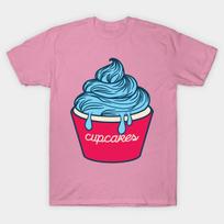 Marškinėliai moterims su keksiukų Harajuku spaudiniu Kawaii T-shirt vasariniai trumpomis rankovėmis moteriški marškinėliai Top Tee S rožinė