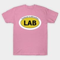 T Shirt Women Yellow Lab Oval Design Harajuku Print Kawaii Tshirt Summer Short Sleeve Female T-Shirt Top Tee S rožinė
