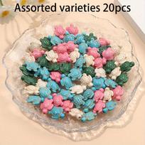 20/50/100pcs Stone Turtle Beads Bulk Marine Animal Beads Multi colored Turtle Beads, Marine Turquoise Beads Jewelry DIY Making Bead Kit Assorted varieties 20pcs