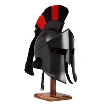 Great King Leonidas Sparta 300 Movie Black Helmet black