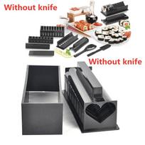 Sushi Maker Kit DIY Rice Roll Mold Chef Mould Kitchen Roller Cutter black