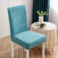 1/2/4/6Pcs Jacquard Stretch Chair Cover Anti-dirty Seat Cover for Kitchen Banquet Birthday Party  Dining 1Pcs