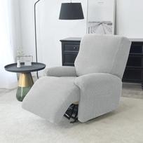 Jacquard Recliner Sofa Cover for Living Room Elastic Reclining Lounger Chair Cover Protection Stretch  Armchair Cover orange