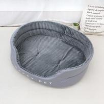 Four Seasons Large Dog Kennels and Dog Beds for Golden Retrievers To Sleep with Dog Windproof Autumn and Winter Cat Kennels small 43 * 38 * 15cm gray
