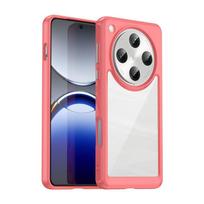 For OPPO Find X8 Pro Case For Find X5 X6 X8 Pro 5G Cover Colorful Soft Edge Silicone Transparent Shockproof Bumper For Find X8 For Find X8 Pro 5G raudona