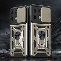 Skirtas Redmi Note13 Pro Plus Note 13 4G 5G fotoaparato smūgiams atsparus šarvų dėklas, skirtas Redmi 13C 4G 5G automobilio magnetinio laikiklio žiedo apsauginis dangtelis Redmi Note13 4G auksas