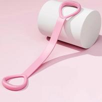 8 formos fitneso pasipriešinimo juosta sporto treniruotė elastinė juosta namų fitneso guminė tempimo virvė jogos treniruotės pratimai sporto salės įranga pink-1pc pink