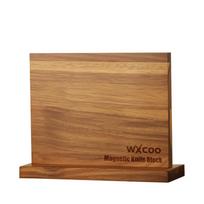 Daugiafunkcinis Galingas Peilių Stovas Virtuvės Sandėliavimas Virtuvės Peilių Stovas Dvipusis Medžio Masyvo Magnetinis Peilių Laikiklis 1pcs Knife Block