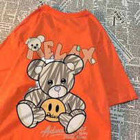 Relax Oneself Teddy Bear Men Women T-Shirt Street Cotton T Shirt Crewneck Breathable Tops Loose Summer T Shirt Crewneck Fashion XXXXXL dramblio kaulas