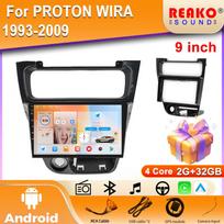 2Din Android Car Radio For PROTON WIRA 1993-2007 2Din Car Stereo GPS Navigation Video Player Carplay Android Auto BT WIFI 4G 4 core 2GB+32GB carplay
