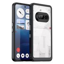 Skaidrus mobiliojo telefono dėklas, skirtas nieko Telefono 3A Pro Phone3a 1 2 2A Plus Nothing CMF Phone 1 Phone2 apsauginio dangtelio priedai Nothing Phone 3A juoda