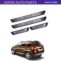 Chromuota durų slenksčio juosta 4 vnt. Nerūdijančio plieno Duster Mk1 2010-2017 m.
