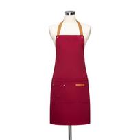 Waterproof Halter Apron Men's And Women's Kitchen Aprons Suitable For Household Kitchen Hotels Gardening Restaurant Stain Resistant Apron OneSize raudona